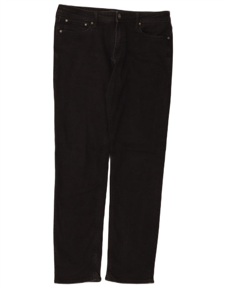 Jack & Jones Vaqueros rectos para hombre W34 L34 Algodón negro