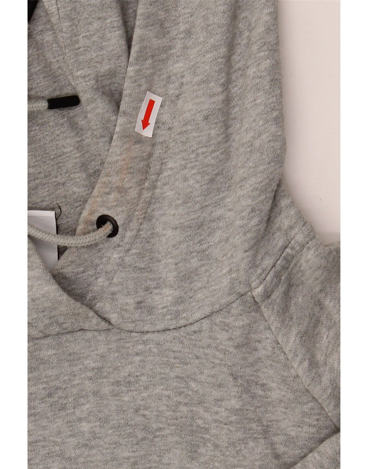 NIKE Womens Hoodie Jumper UK 14 Medium Grey Cotton Vintage Nike and Second-Hand Nike from Messina Hembry 