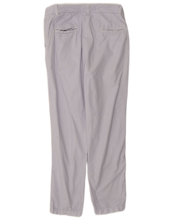 Marks & Spencer Pantalones chinos rectos para mujer UK 8 Small W26 L27 Azul
