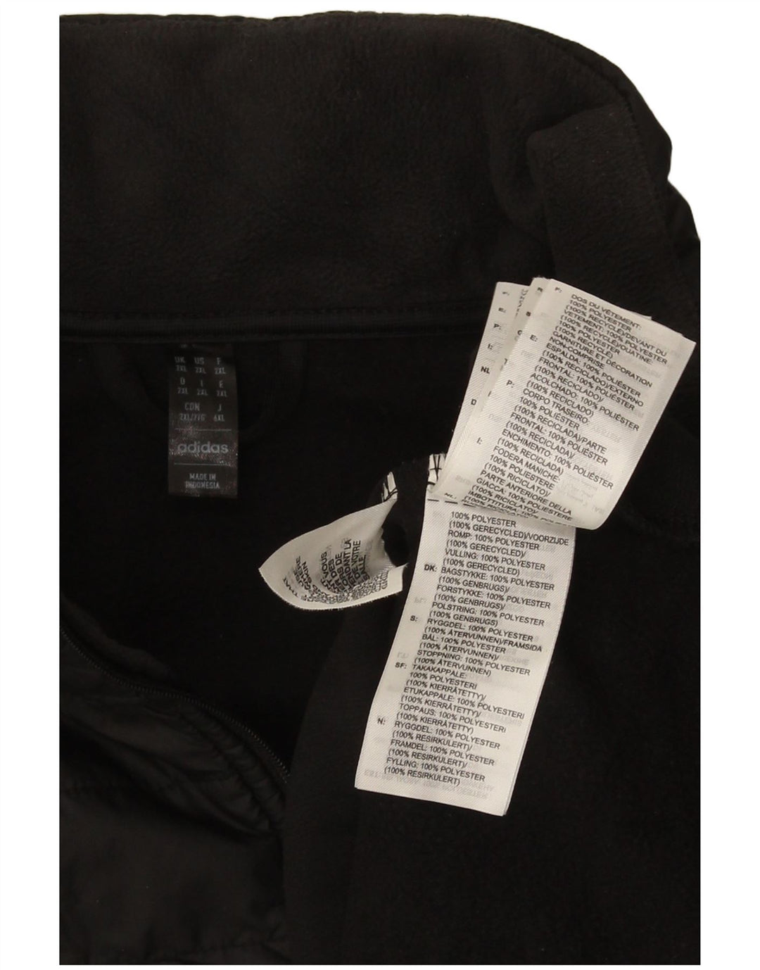 Adidas Hombre Aeroready Jersey Chándal Top Chaqueta 2XL Negro Poliéster