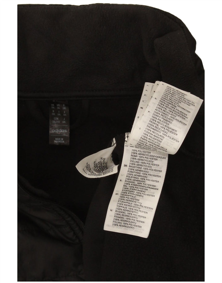 Adidas Hombre Aeroready Jersey Chándal Top Chaqueta 2XL Negro Poliéster