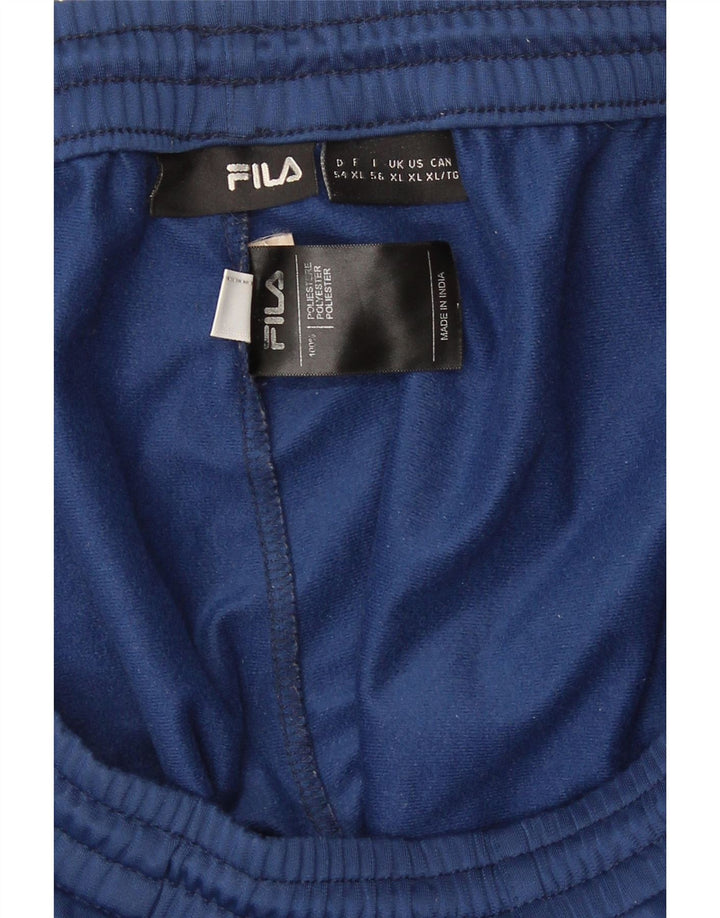 Fila Pantalón De Chándal Hombre XL Azul Colorblock Poliéster