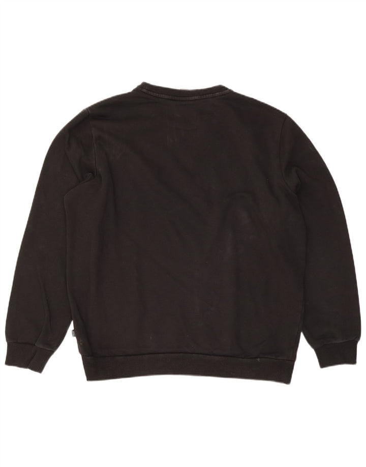 Puma Hombre Sudadera Jumper Grande Algodón Negro