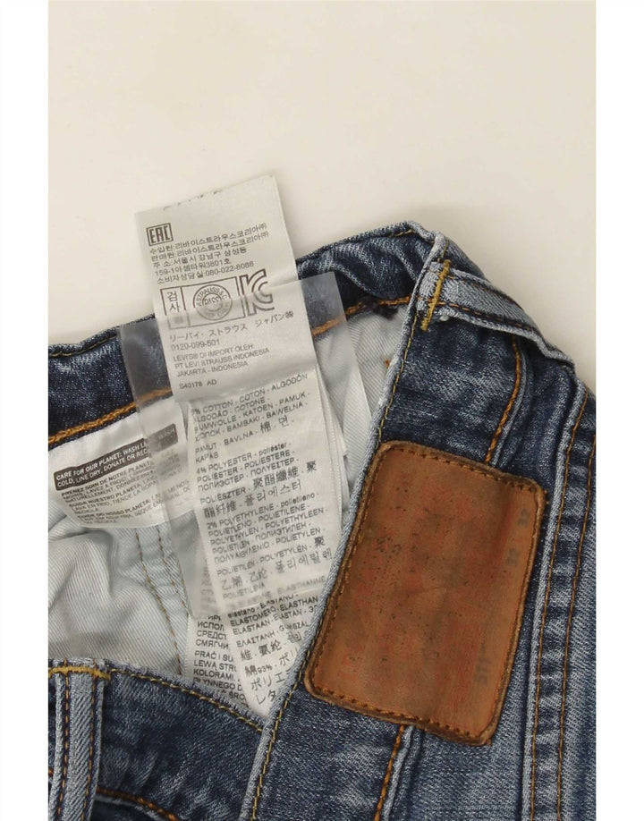 Levi's Hombre 511 Vaqueros Slim Desgastados W32 L32 Algodón Azul