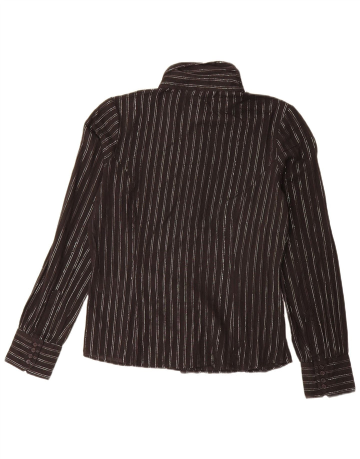 Carrera Camisa para mujer UK 40 Mediana Algodón a rayas negras