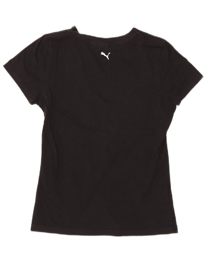 PUMA Camiseta gráfica para mujer, talla 40, talla grande, color negro