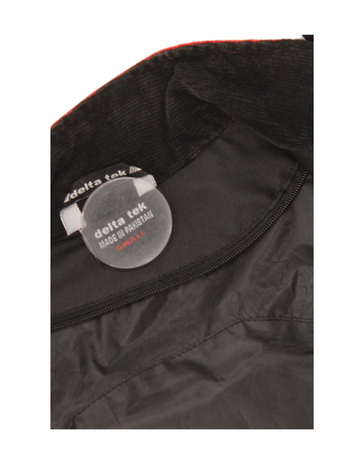 Vintage hombres Racer chaqueta Reino Unido 36 pequeño bloque de color rojo