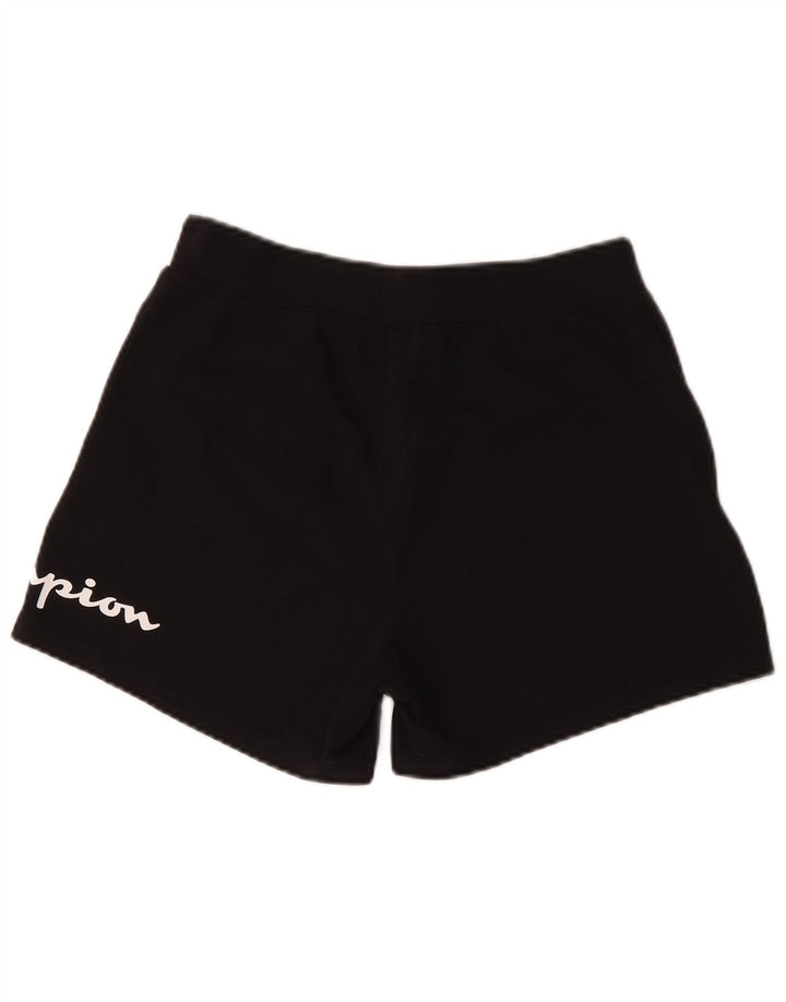 Champion Pantalones cortos deportivos gráficos para mujer UK 44 Mediano Negro