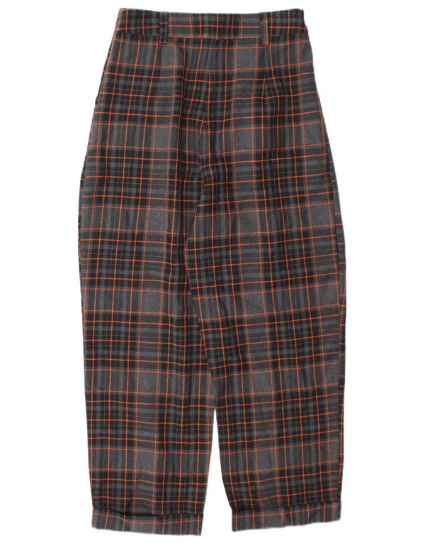 Topshop Pantalones cortos para mujer UK 8 Small W26 L25 Cuadros multicolores