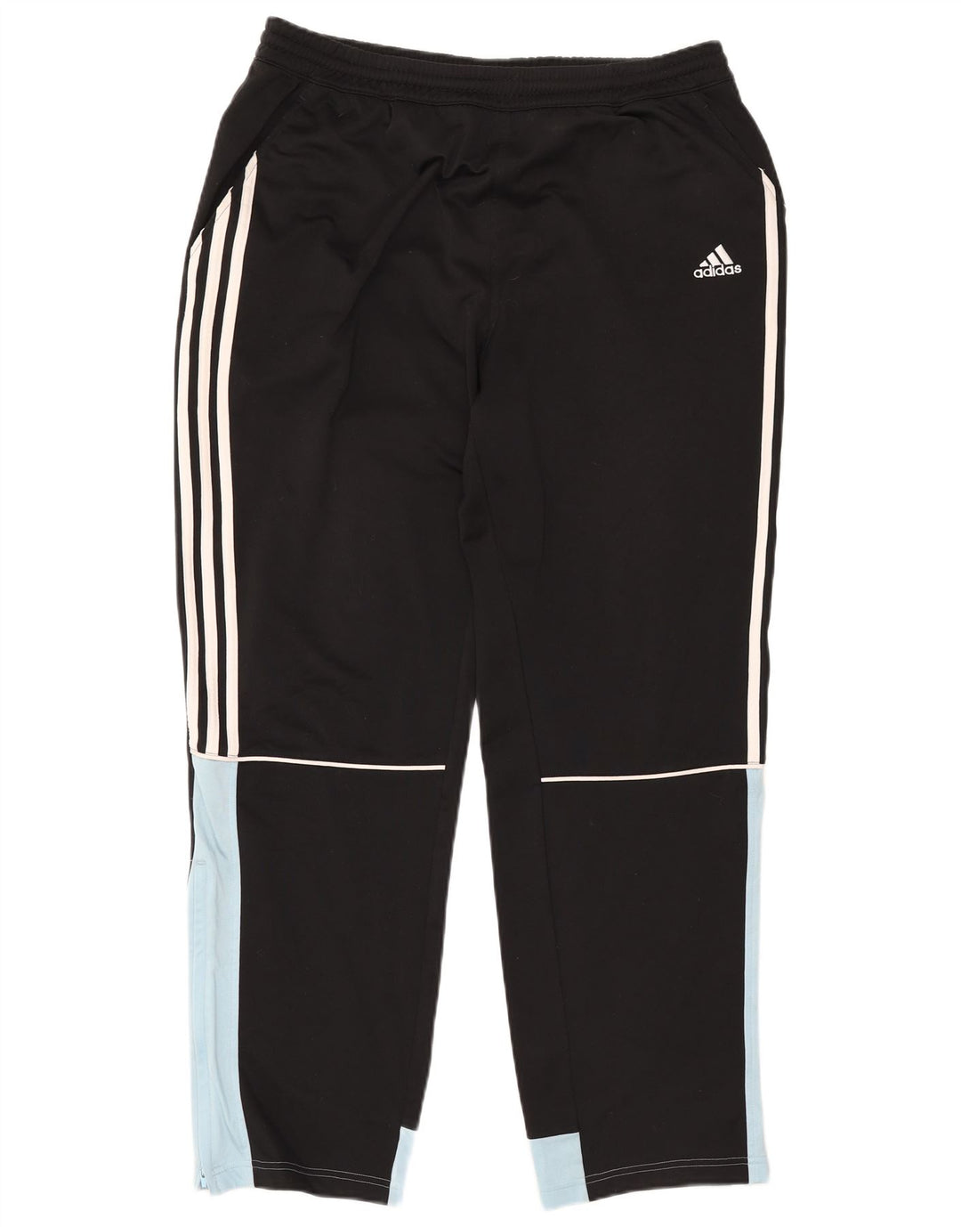 ADIDAS Pantalones de chándal para hombre UK 42/44 Large Negro Poliéster