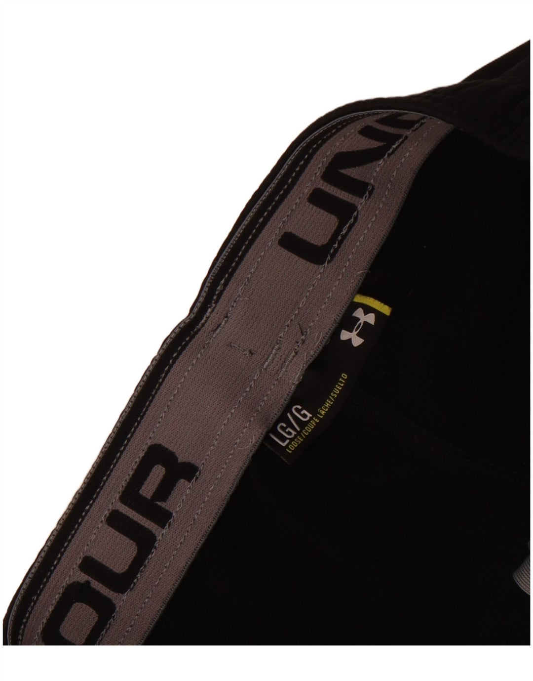 Under Armour Pantalones de chándal para hombre, talla grande, negro