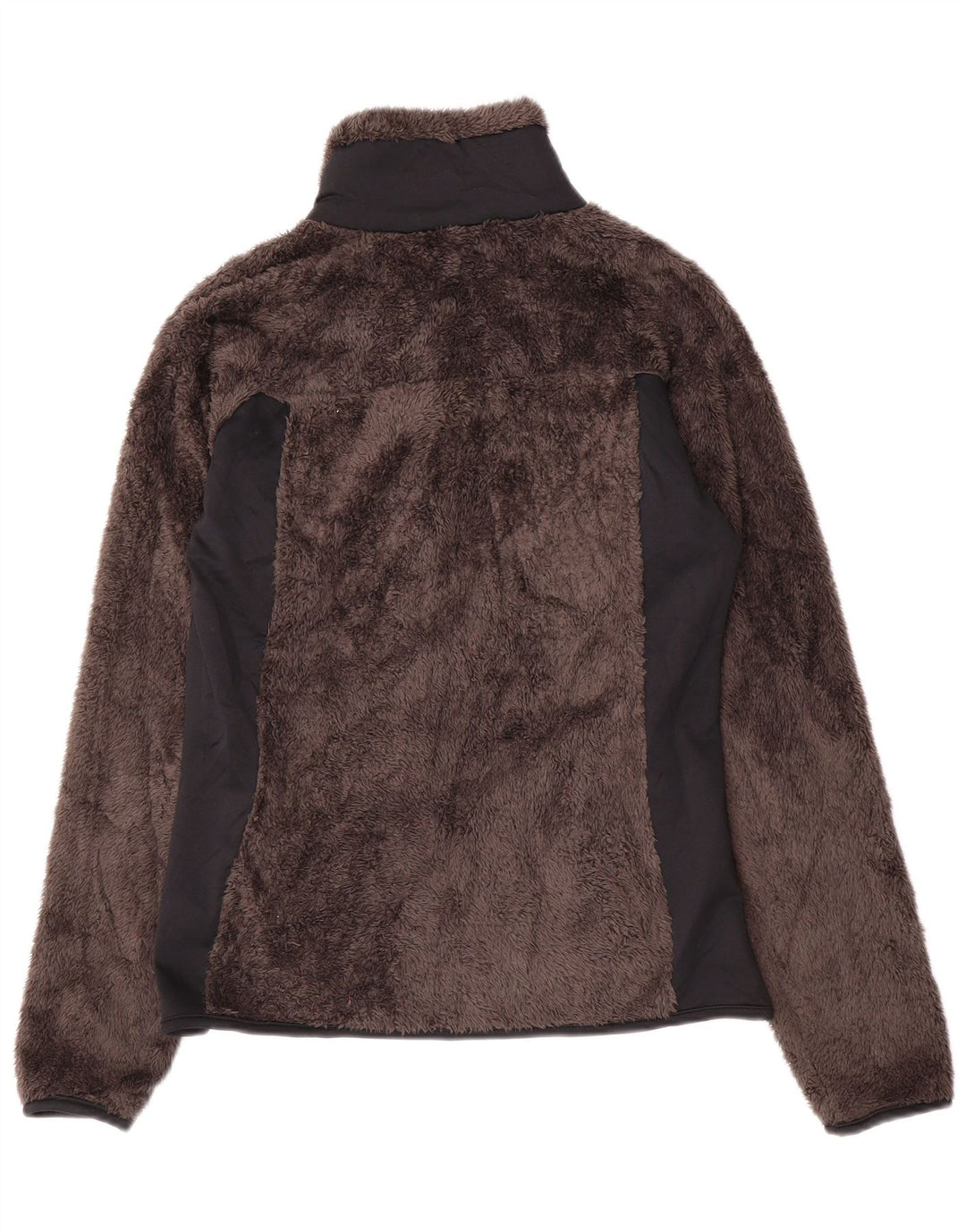 Columbia Chaqueta polar para mujer UK 44 Poliéster color block gris medio