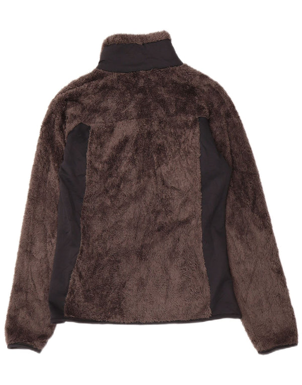 Columbia Chaqueta polar para mujer UK 44 Poliéster color block gris medio