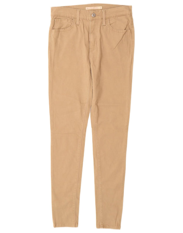 LEVI'S Pantalones Casuales Súper Ajustados De Cintura Alta 720 Para Mujer W27 L30 Beige