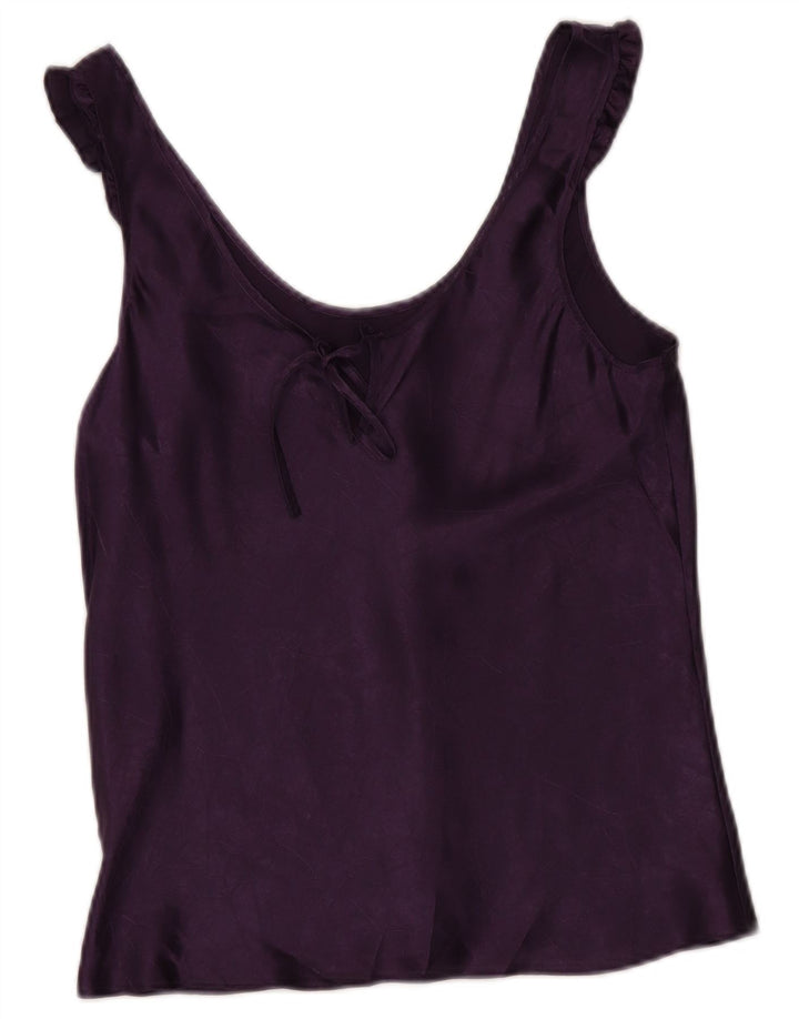 Marks & Spencer Top Cami para Mujer UK 44 Poliéster Morado Medio