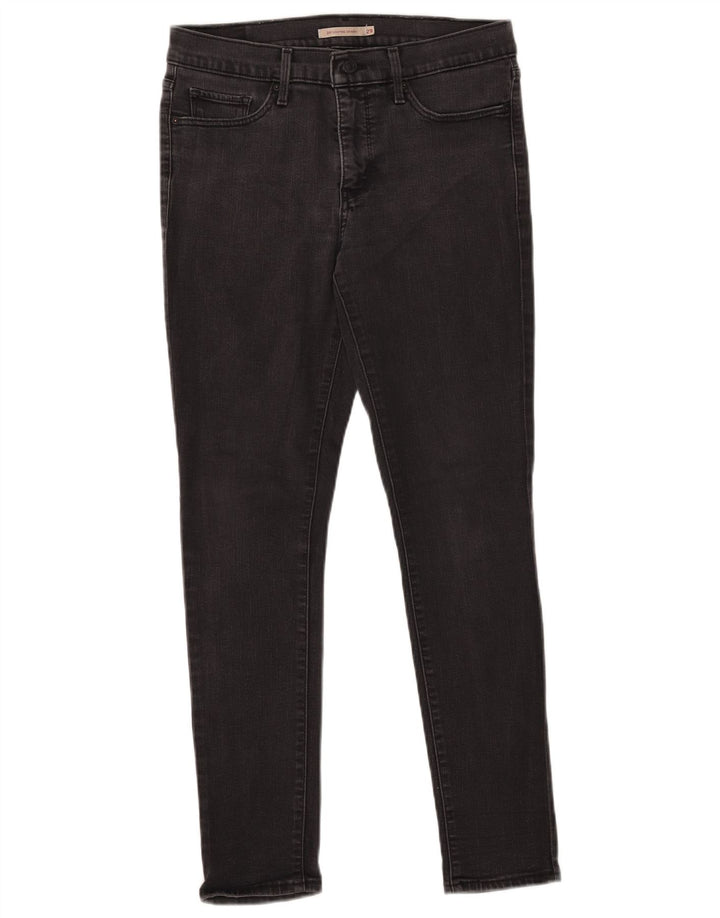 LEVI'S Mujer 311 Shaping Skinny Jeans W29 L30 Algodón Negro