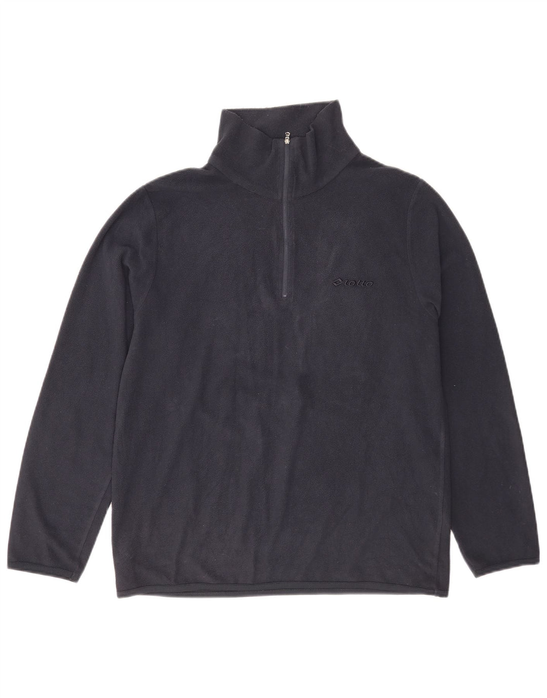 Lotto Hombre Jersey De Polar Con Cremallera Y Cuello Medio Poliéster Azul Marino
