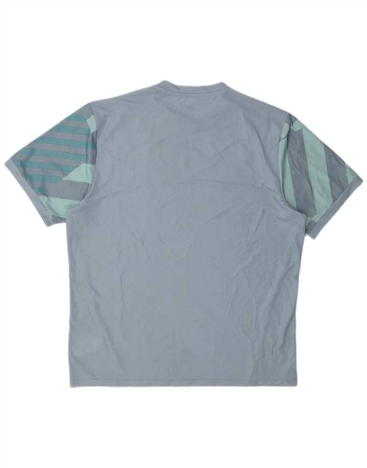Camiseta Puma Hombre Top XL Poliéster Geométrico Azul