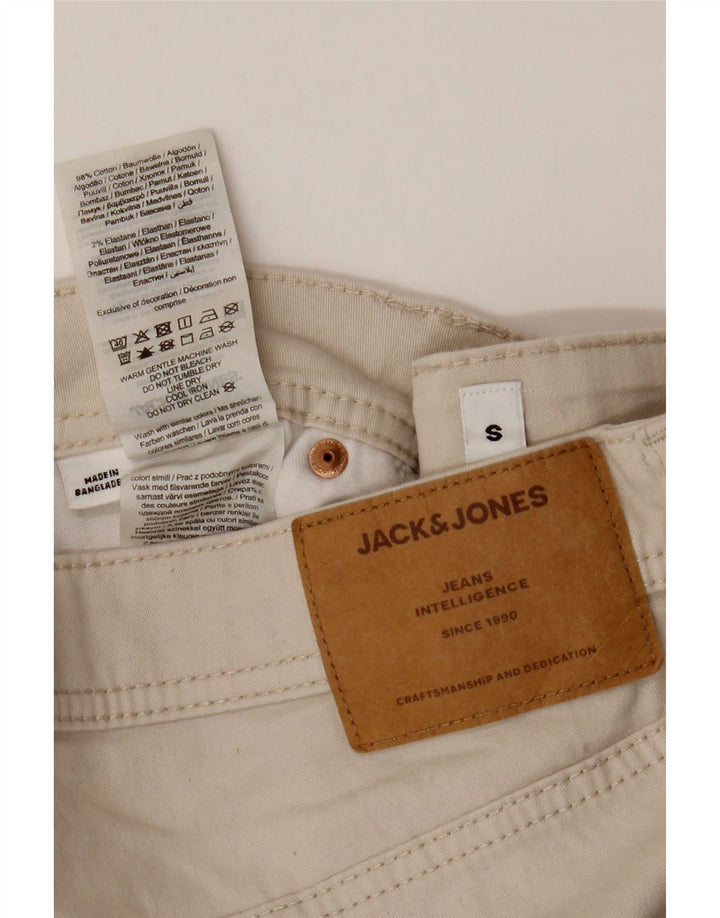 Jack & Jones Mens Regular Casual Shorts Small W29 Algodón Beige