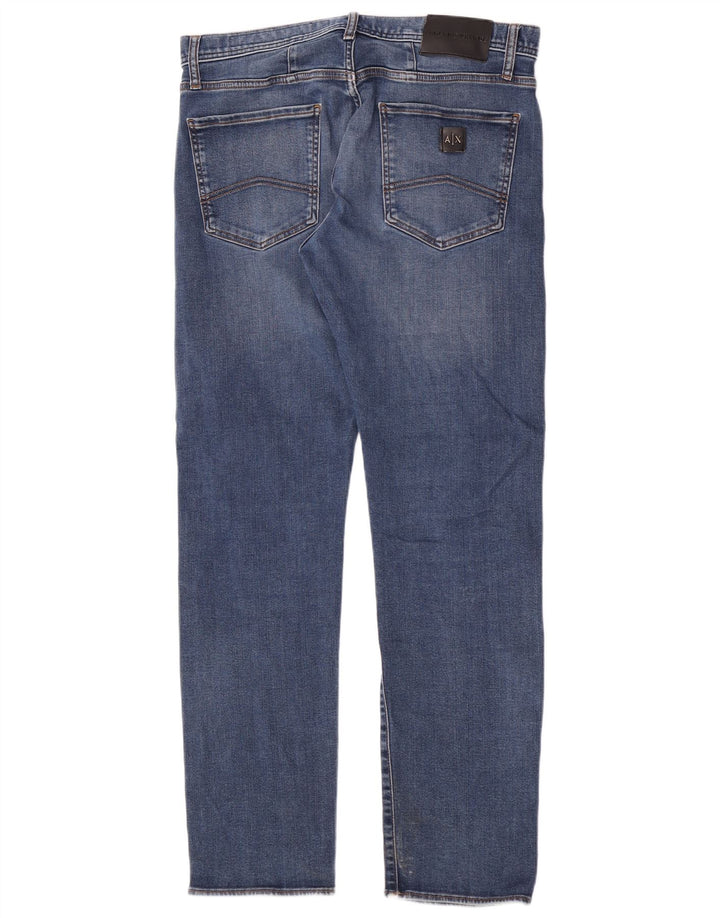 Armani Exchange Vaqueros ajustados para hombre W34 L32 Azul