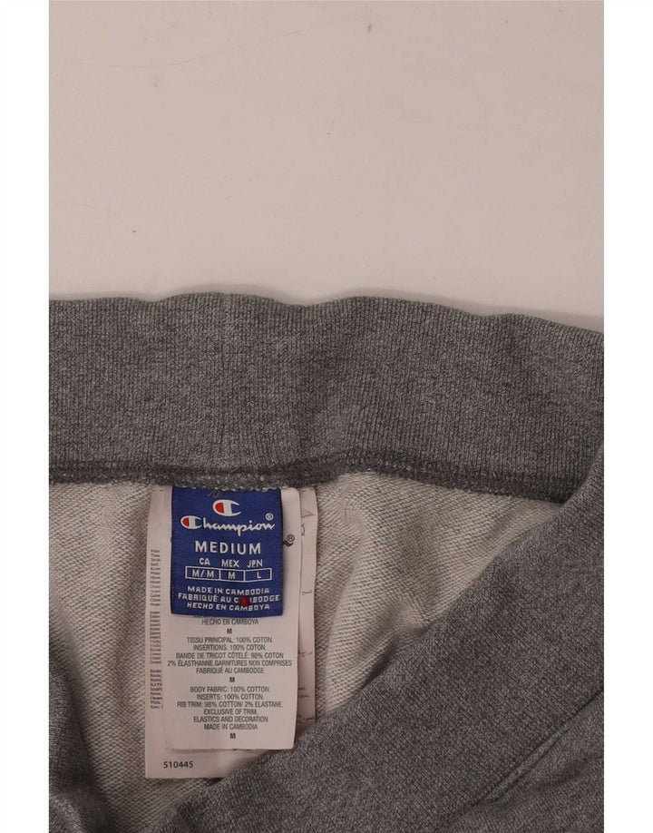 Champion Shorts deportivos con gráficos para hombre de algodón gris medio