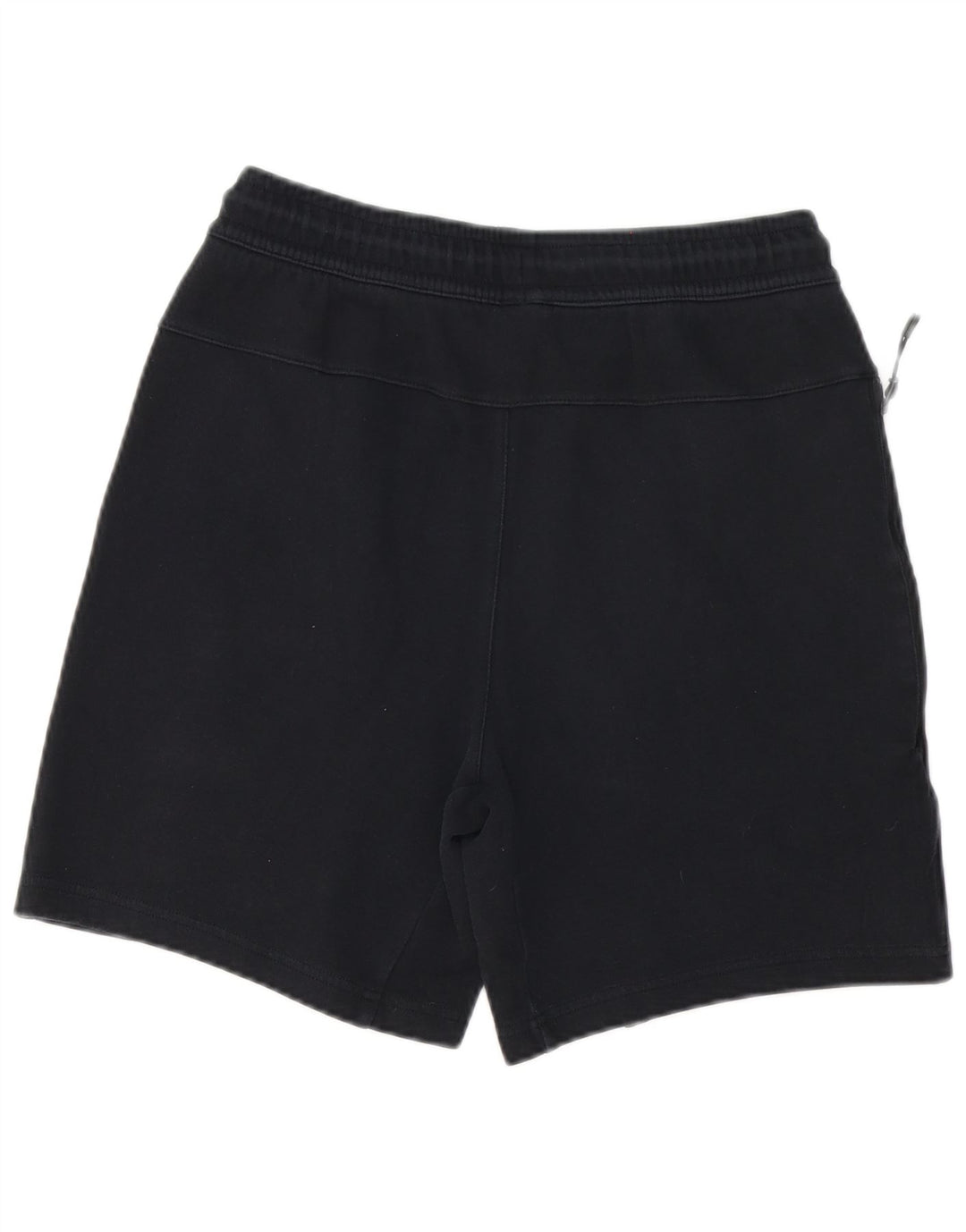 NIKE Pantalones cortos deportivos para hombre pequeños de algodón negro