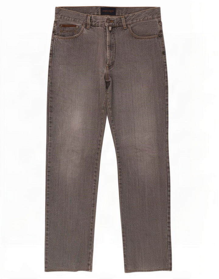 Gant Vaqueros rectos para hombre W32 L36 Algodón gris
