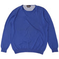 Zara Hombre Jersey Cuello Pico XL Azul Algodón