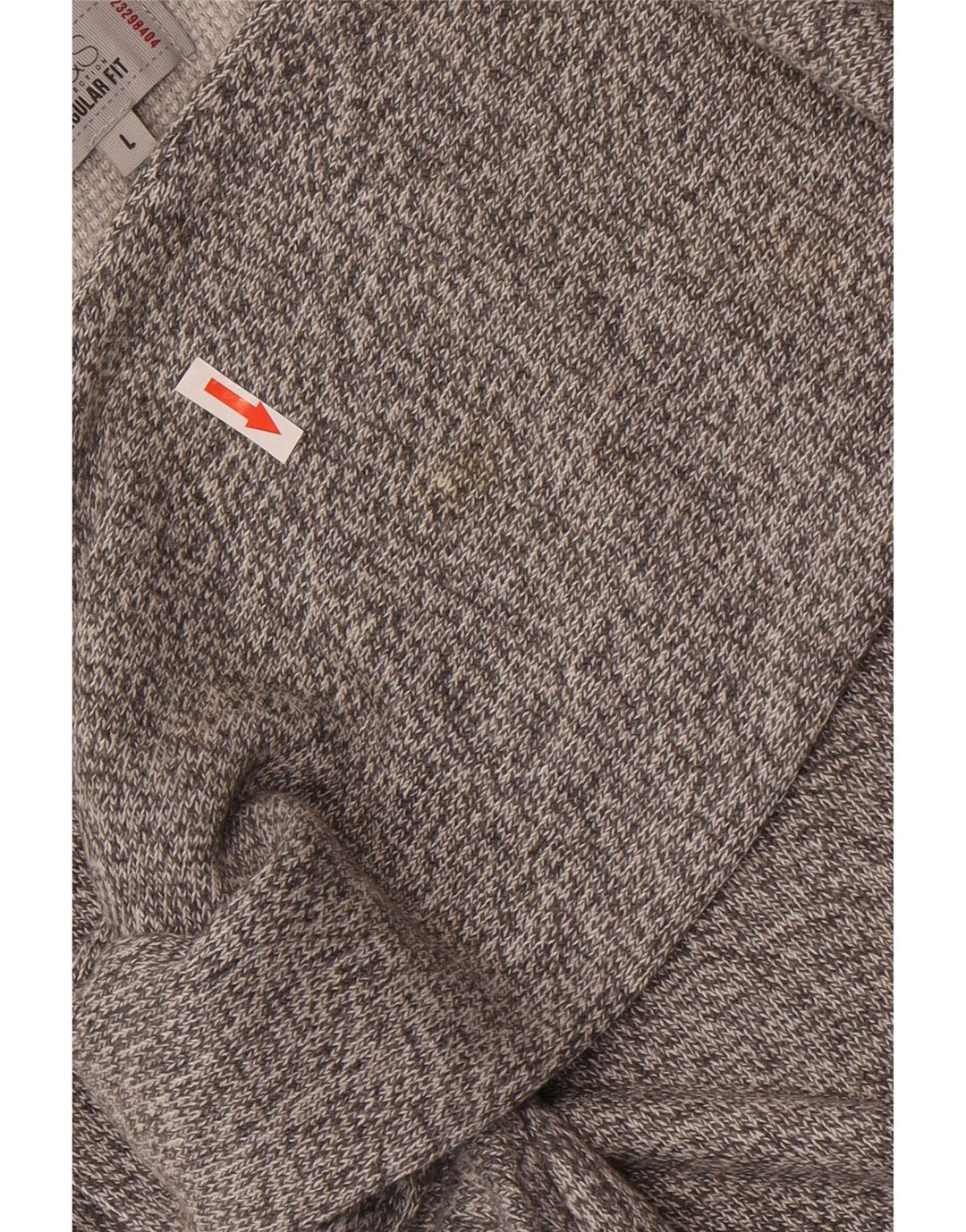 Marks & Spencer - Jersey de cuello redondo para hombre, talla grande, color gris moteado