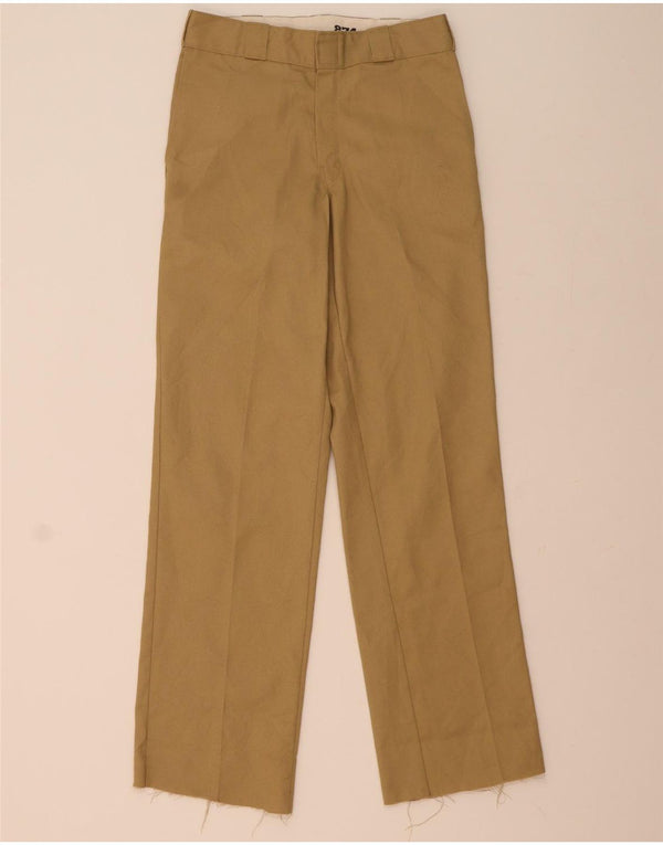 Dickies Mens Straight Chino Trousers W30 L32 Brown Polyester