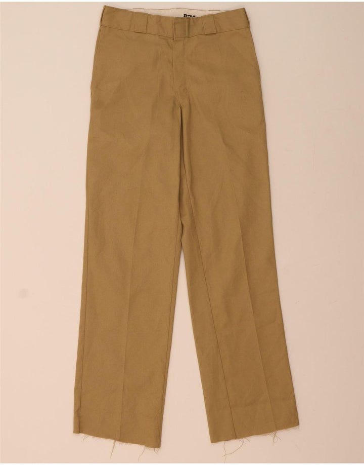 Dickies Pantalón chino recto para hombre W30 L32 Marrón Poliéster