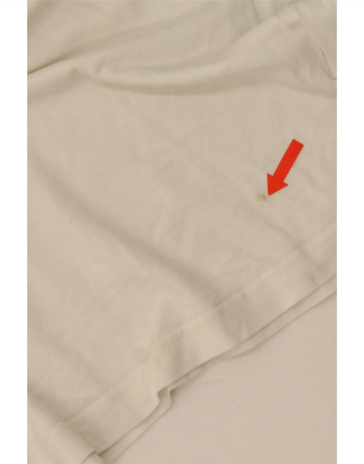 Puma - Camiseta para hombre, talla grande, algodón blanco