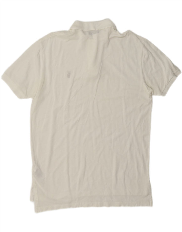 Camisa Polo Ralph Lauren para hombre grande de algodón blanco