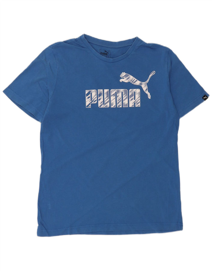 Adidas - Camiseta gráfica para hombre, talla pequeña, azul