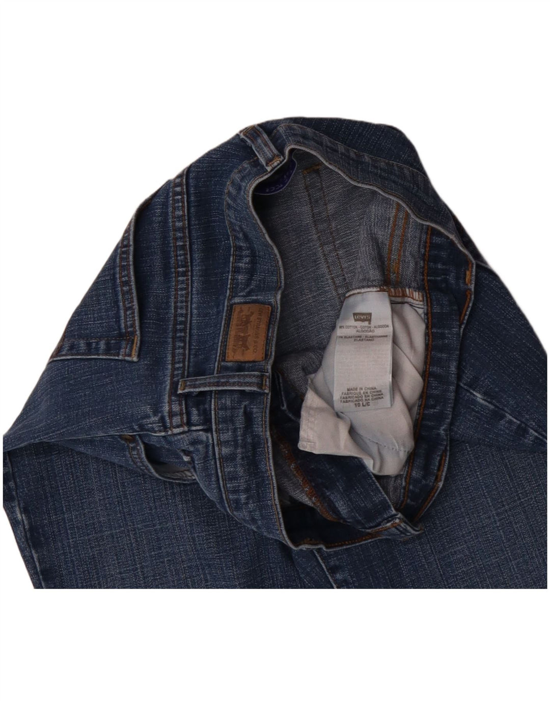 LEVI'S Jeans 515 Bootcut para mujer US 10 Grande W30 L32 Algodón azul