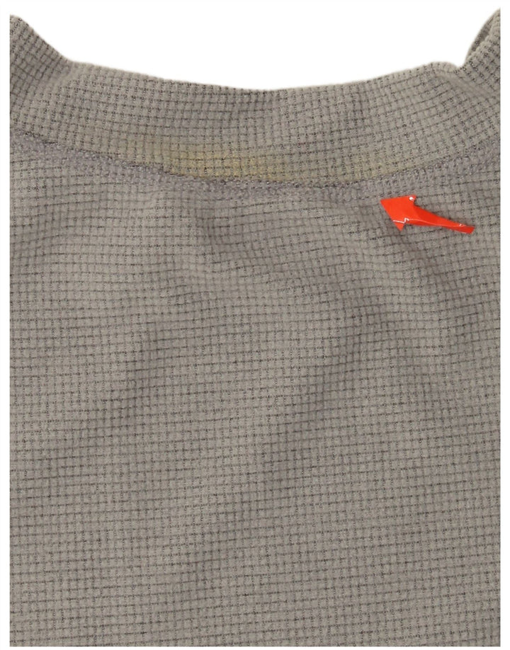 The North Face Camiseta Hombre Manga Larga 2XL Poliéster Gris