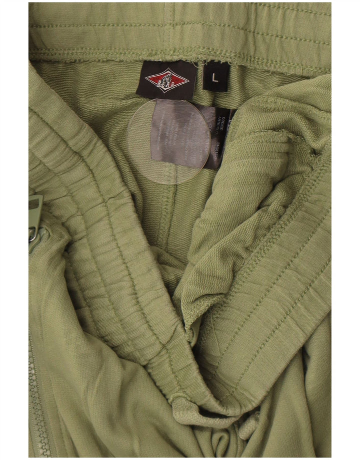 Bear Hombre Cargo Chándal Pantalones Joggers Grande Caqui Algodón