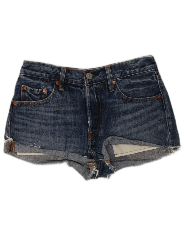LEVI'S Mujer 501 Denim Hot Pants W24 XS Algodón Azul