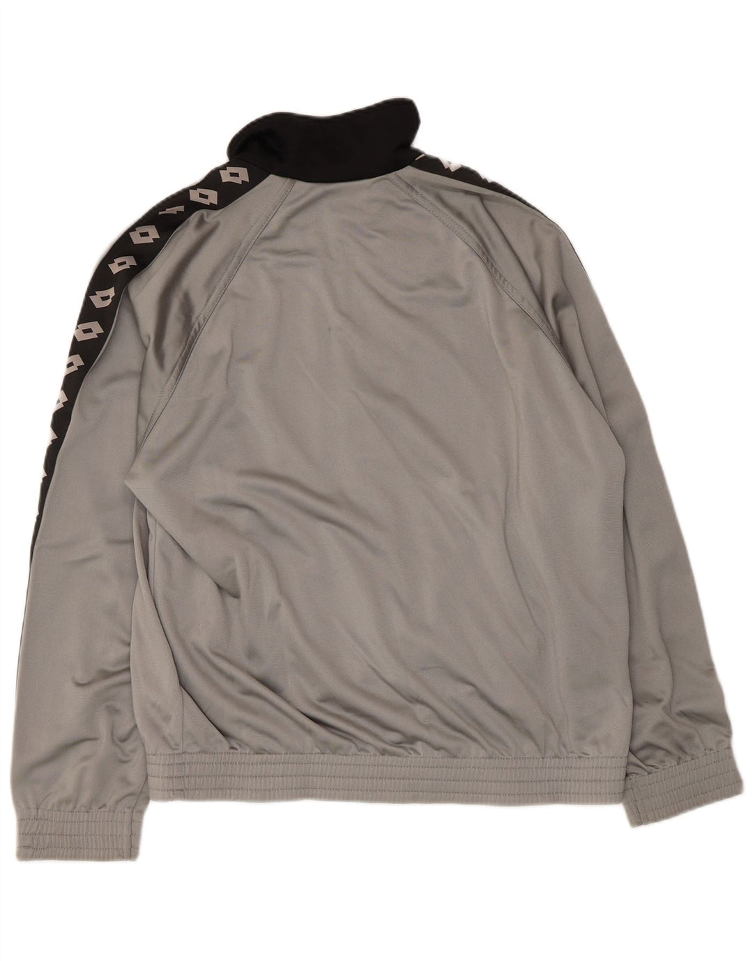 Lotto Hombre Chaqueta De Chándal Con Gráfico Gris Medio Color Block