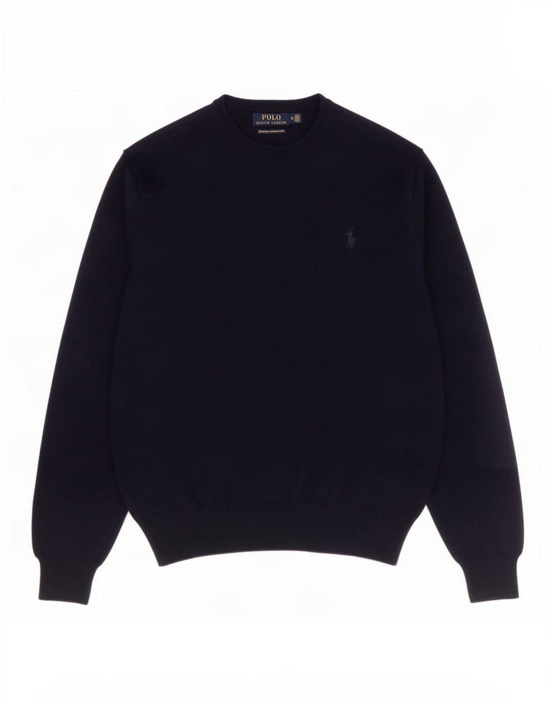 Polo Ralph Lauren - Jersey de cuello redondo para hombre, color azul marino mediano