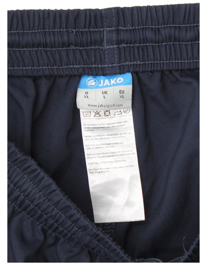 Jako - Pantalones cortos deportivos para hombre, talla grande, poliéster, color azul marino