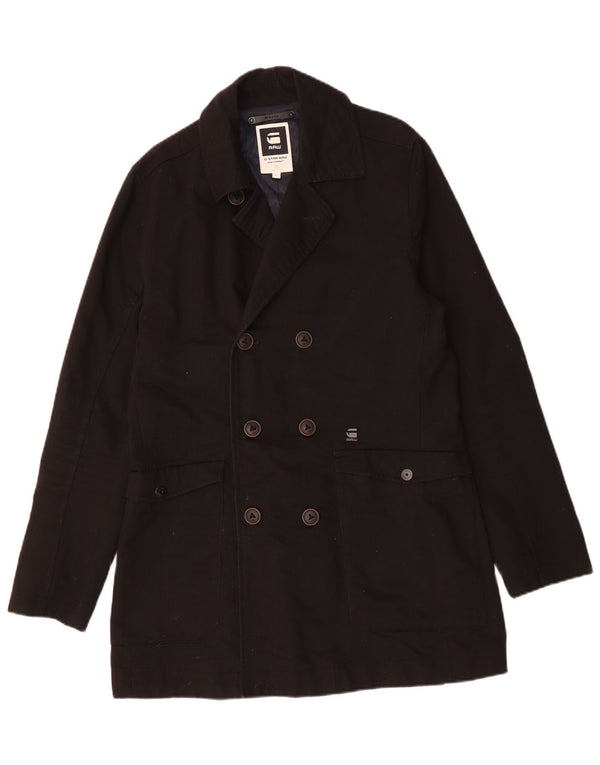 Abrigo de doble botonadura para hombre G-Star UK 40 Large Algodón negro