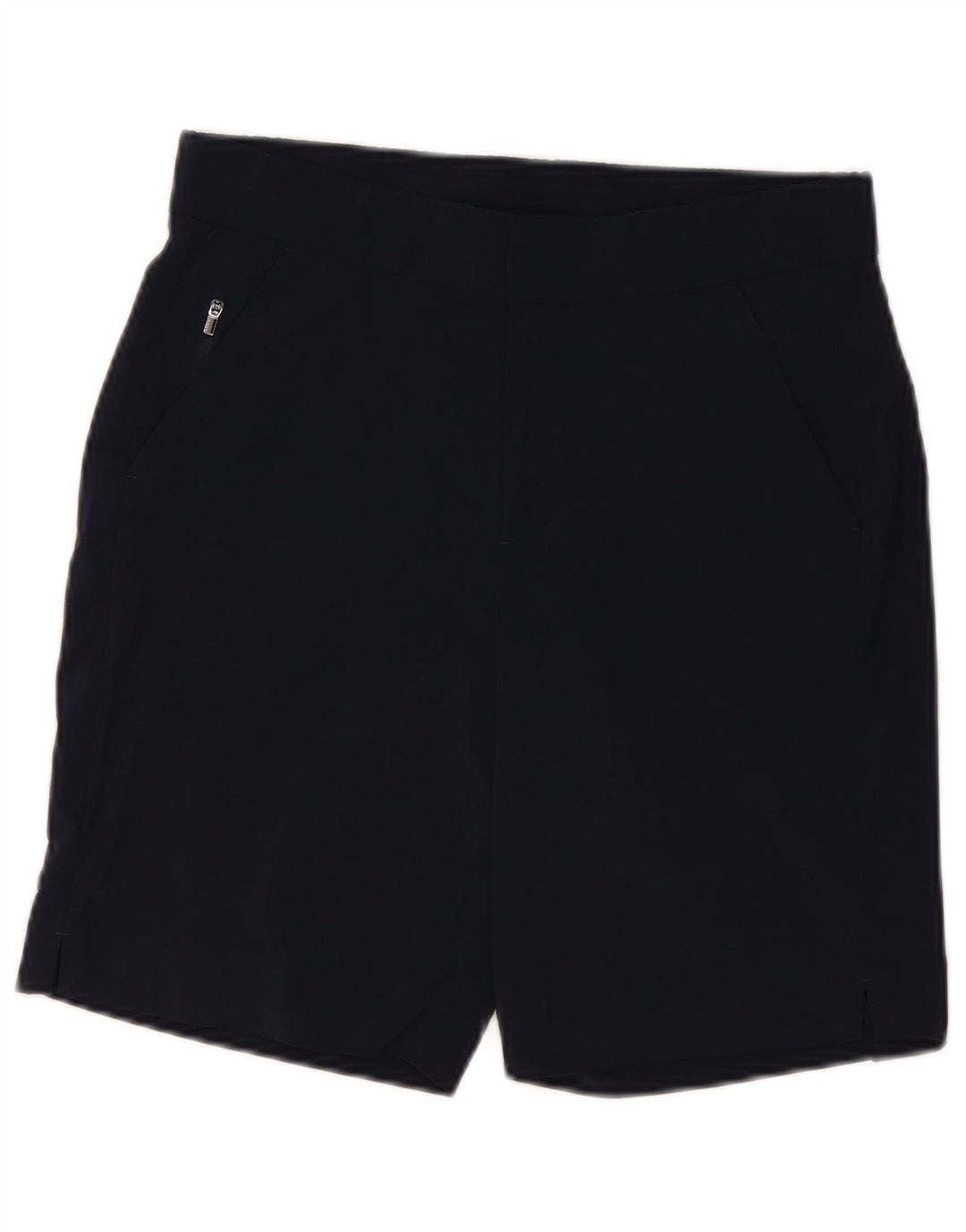 ATHLETA Pantalones cortos chinos para mujer US 2 XS W30 Azul marino Poliéster