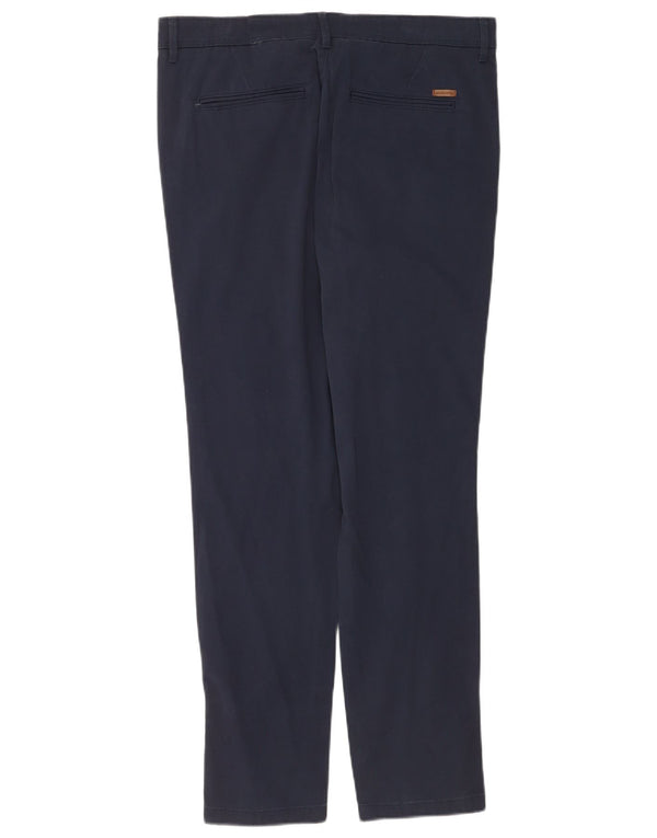 Jack & Jones Pantalón chino slim fit para hombre W34 L32 Azul marino