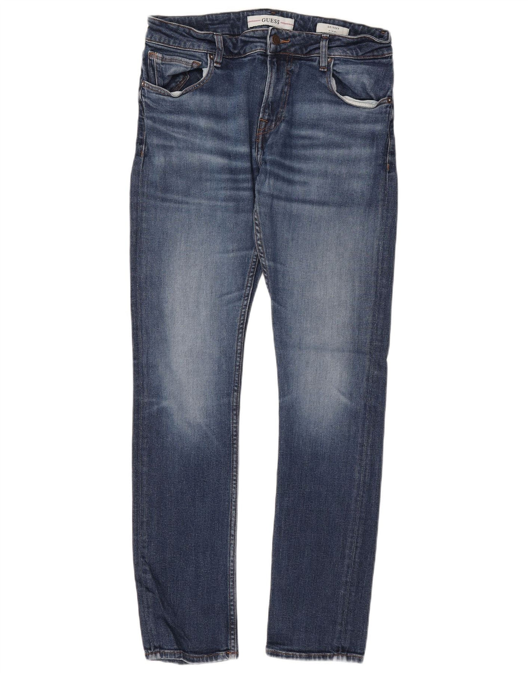 GUESS Vaqueros pitillo Miami para mujer W34 L31 Algodón azul