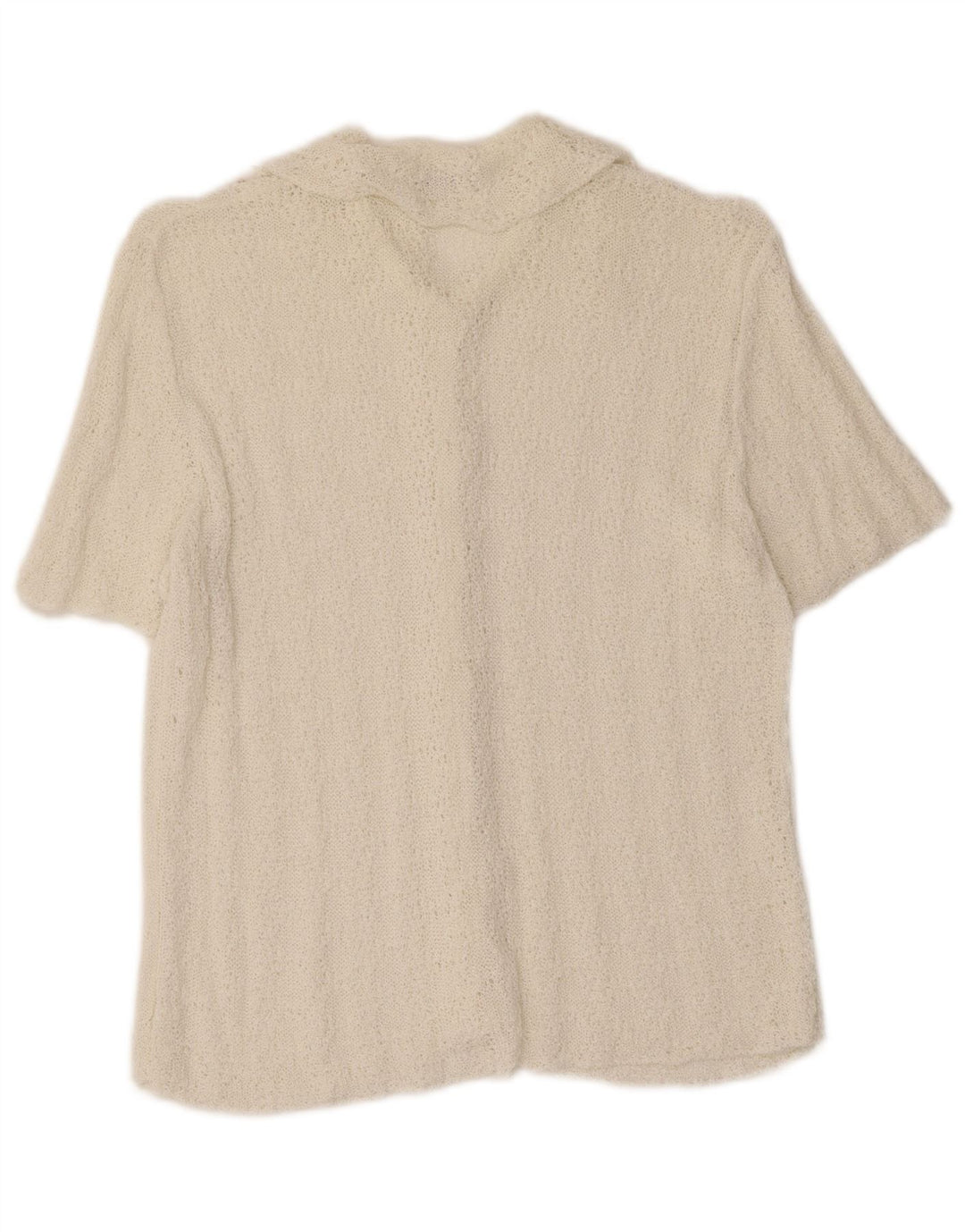Marks & Spencer Blusa de manga corta para mujer UK 40 Medium Off White