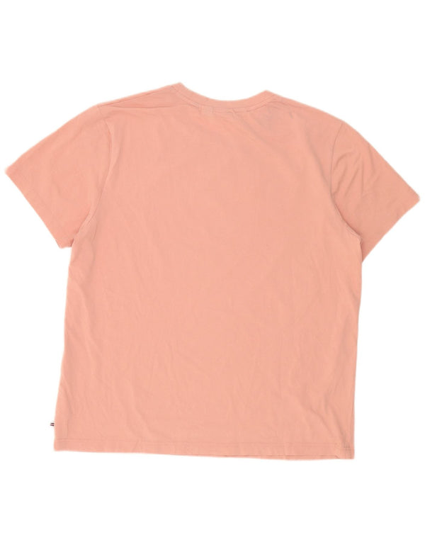 Fila Camiseta gráfica para mujer Top UK 20 2XL Algodón rosa