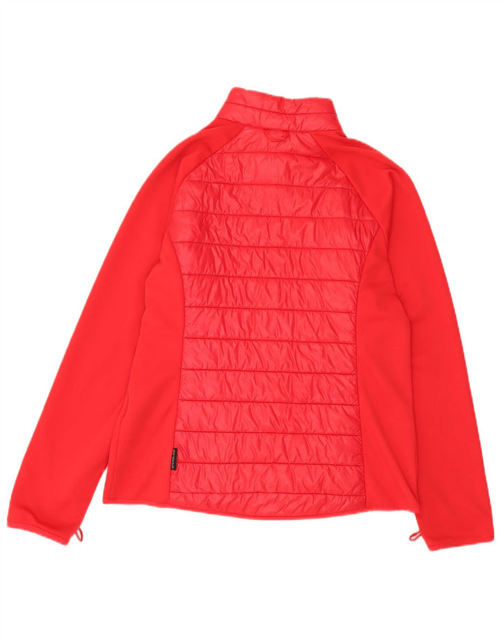 Jack Wolfskin Chaqueta de chándal para mujer UK 40 Grande Poliamida roja