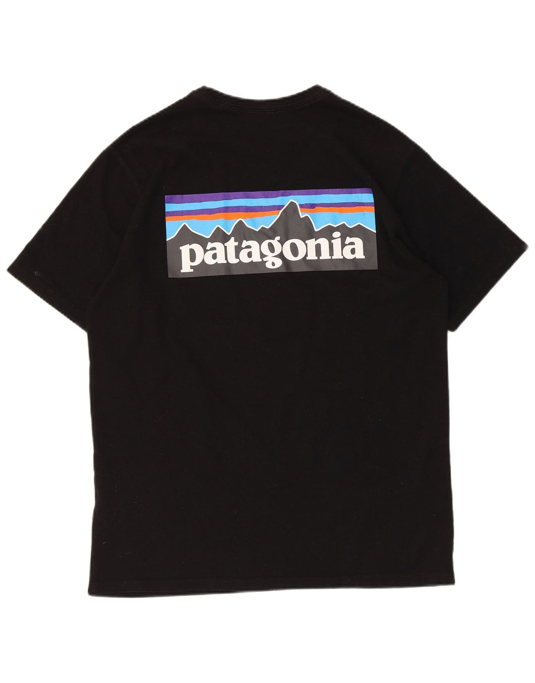 PATAGONIA Camiseta gráfica para hombre Top Small Black Cotton