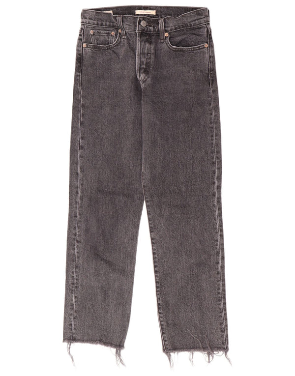 Levi's Vaqueros Rectos Wedgie Para Mujer W26 L26 Algodón Gris